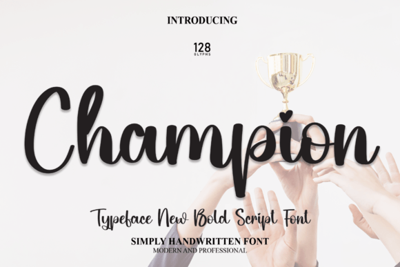 Champion: A Flowing Handwritten Font for Timeless Elegance