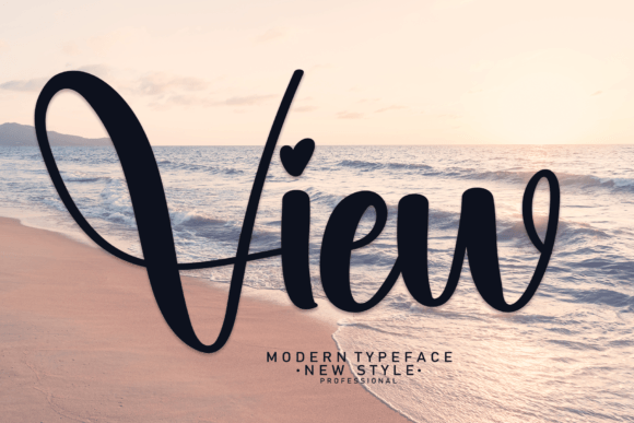 Discover View: A Handwritten Font for Elegant & Creative Designs