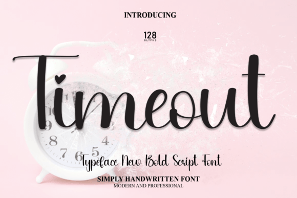 Timeout: A Romantic Handwritten Font for Your Next Project